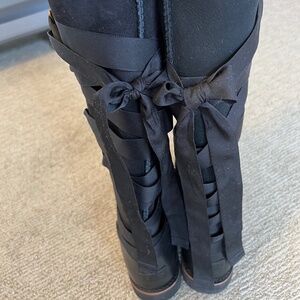 UGG Tall Laced Back Boots Size 8